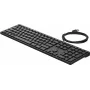 HP Wired Desktop 320K Tastatur — Full-Size USB, Membran, schwarz