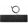 HP Wired Desktop 320K Tastatur — Full-Size USB, Membran, schwarz