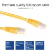 ACT Gelb 0,5 Meter U/UTP CAT6 Patchkabel mit RJ45-Steckern