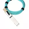 Glasfaser-AOC-Kabel BlueOptics BO070703W10M-BO QSFP56–QSFP56, 10 m, Cyan