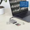 Kartenleser ACT AC7056 USB 3.2 Gen 1 Type-C Grau MicroSD SD