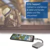 Kartenleser ACT AC7056 USB 3.2 Gen 1 Type-C Grau MicroSD SD
