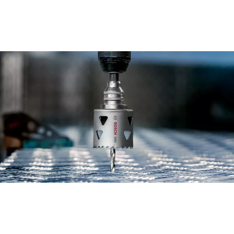 Lochsäge Bosch PRO Multi Material 44/92 mm — Einzelstück für Bohrmaschine, Trockenbau, Metall, Kunststoff, Weichholz