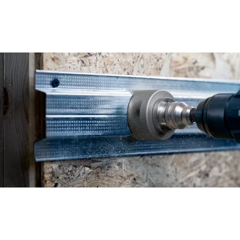 Lochsäge Bosch PRO Multi Material 44/92 mm — Einzelstück für Bohrmaschine, Trockenbau, Metall, Kunststoff, Weichholz
