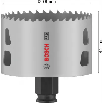 Lochsäge Bosch PRO Multi Material PC Plus 44/76 mm Einzelbohrer