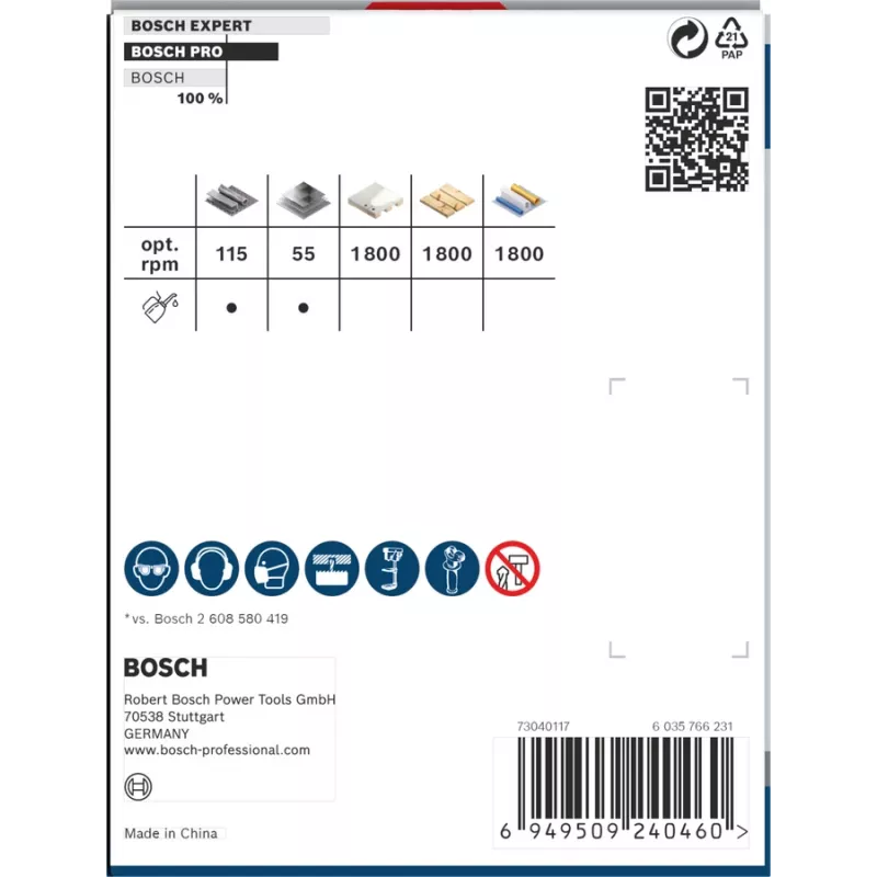 Lochsäge Bosch PRO Multi Material PC Plus 44/76 mm Einzelbohrer