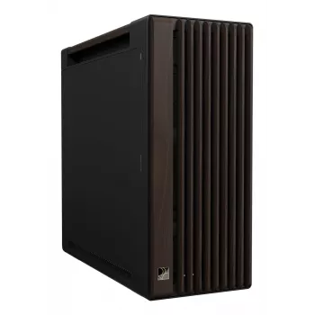 PC-Gehäuse ASUS ProArt PA602 Wood Edition Midi Tower — Schwarz & Holz, unterstützt ATX/EATX, 2x200 mm vorne, 1x140 mm hinten