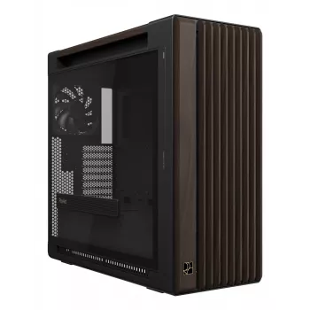 ASUS ProArt PA602 Wood Edition Modern Schwarz - Tempered Glass Panel Midi Tower Schwarz, Holz