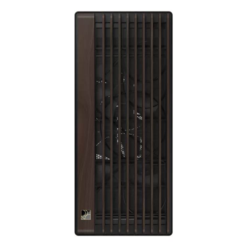 ASUS ProArt PA602 Wood Edition Modern Schwarz - Tempered Glass Panel Midi Tower Schwarz, Holz