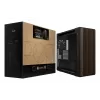 ASUS ProArt PA602 Wood Edition Modern Schwarz - Tempered Glass Panel Midi Tower Schwarz, Holz