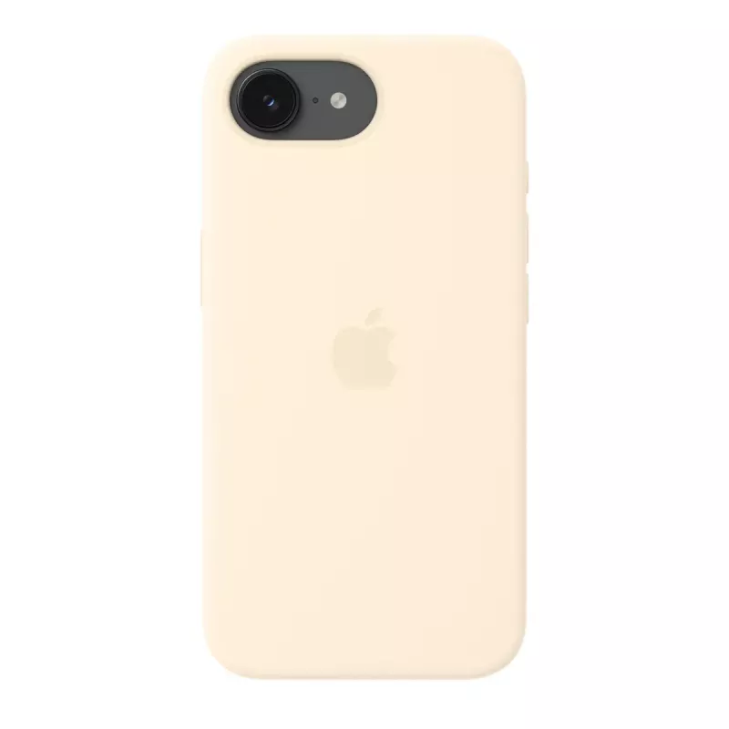 Silikonhülle mit MagSafe für Apple iPhone 17e — Vanille, für 6,1 Zoll (15,5 cm) Bildschirme