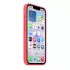 Silikon-Hülle mit MagSafe für Apple iPhone 17e — Bright Guava, passend für 6,1 Zoll (15,5 cm)