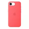 Silikon-Hülle mit MagSafe für Apple iPhone 17e — Bright Guava, passend für 6,1 Zoll (15,5 cm)