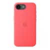 Silikon-Hülle mit MagSafe für Apple iPhone 17e — Bright Guava, passend für 6,1 Zoll (15,5 cm)