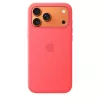Schutzhülle aus Silikon mit MagSafe für Apple iPhone 17 Pro Max – Bright Guava (Rot), passend für 6,9 Zoll