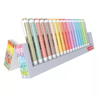 Marker STABILO swing cool 18 Stk. Keilspitze Mehrfarbig