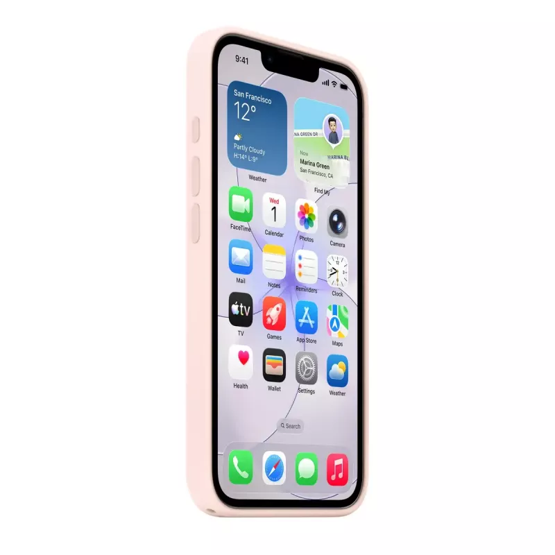 Silikon Case mit MagSafe für iPhone 17e von Apple – Polarstern, für 6,1 Zoll (15,5 cm) Display