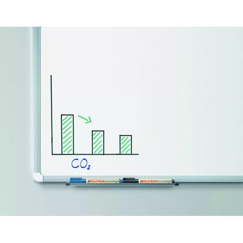 Marker Edding EcoLine 29 4 Stück Keilspitze Schwarz Blau Grün Rot