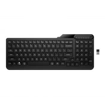 Wireless Full-Size-Tastatur HP 475 – Dual-Mode RF Wireless + Bluetooth, Membran, schwarz