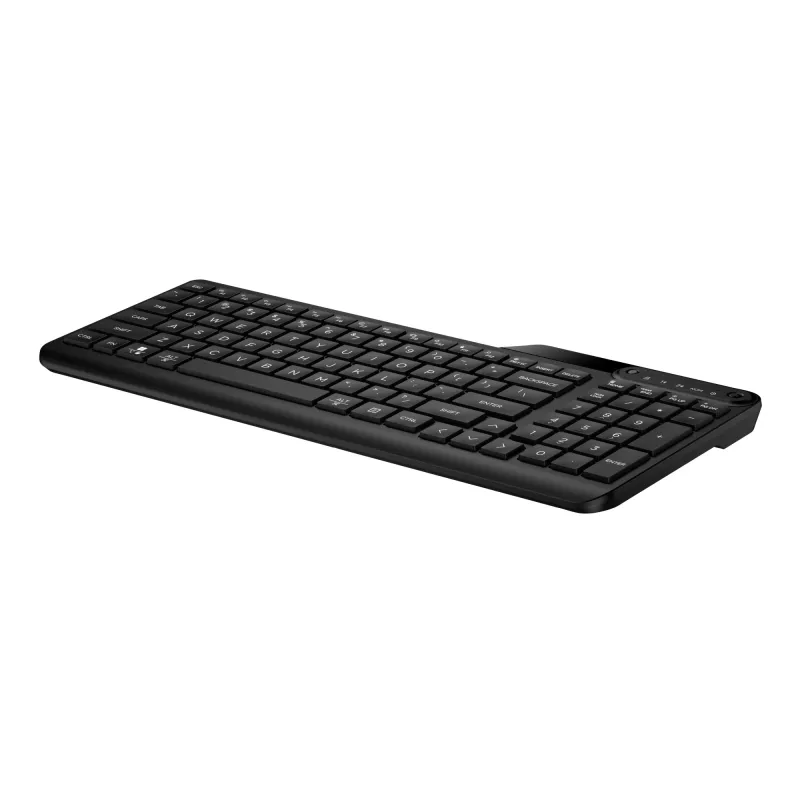 Wireless Full-Size-Tastatur HP 475 – Dual-Mode RF Wireless + Bluetooth, Membran, schwarz