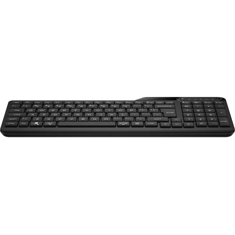 Wireless Full-Size-Tastatur HP 475 – Dual-Mode RF Wireless + Bluetooth, Membran, schwarz