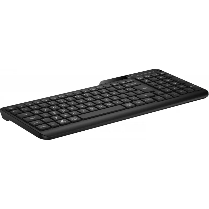 Wireless Full-Size-Tastatur HP 475 – Dual-Mode RF Wireless + Bluetooth, Membran, schwarz