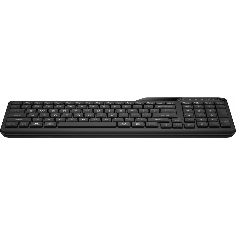 Wireless Full-Size-Tastatur HP 475 – Dual-Mode RF Wireless + Bluetooth, Membran, schwarz