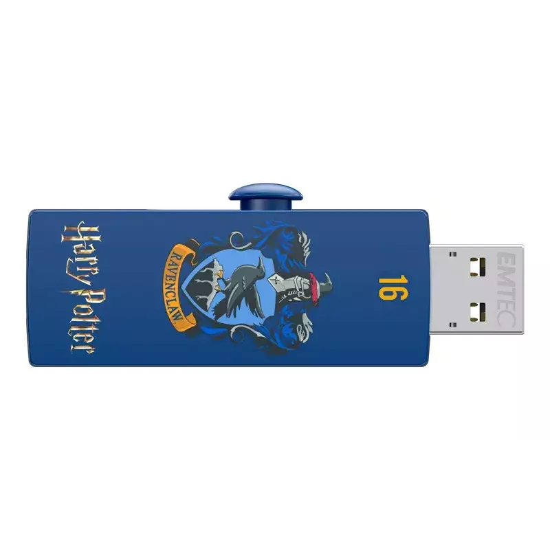 USB-Stick EMTEC M730 Harry Potter 16 GB, USB Typ-A 2.0, Slide-Design, blau