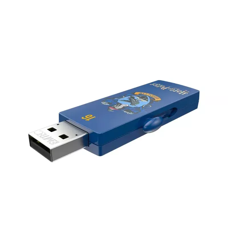 USB-Stick EMTEC M730 Harry Potter 16 GB, USB Typ-A 2.0, Slide-Design, blau