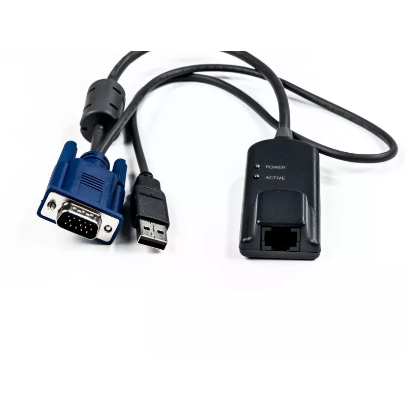 Vertiv Avocent MPUIQ-VMCHS Kabel-Schnittstellen-/Gender-Changer VGA (D-Sub) USB 2.0 Schwarz, Blau