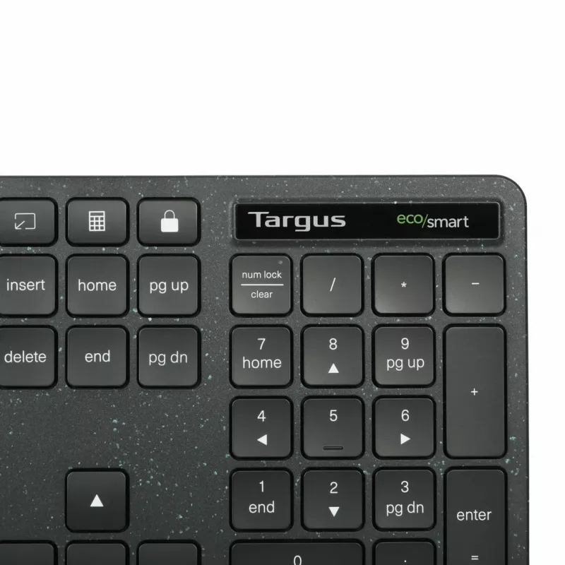 Targus EcoSmart AKB874UK Tastatur Universal USB QWERTY UK-Englisch Schwarz