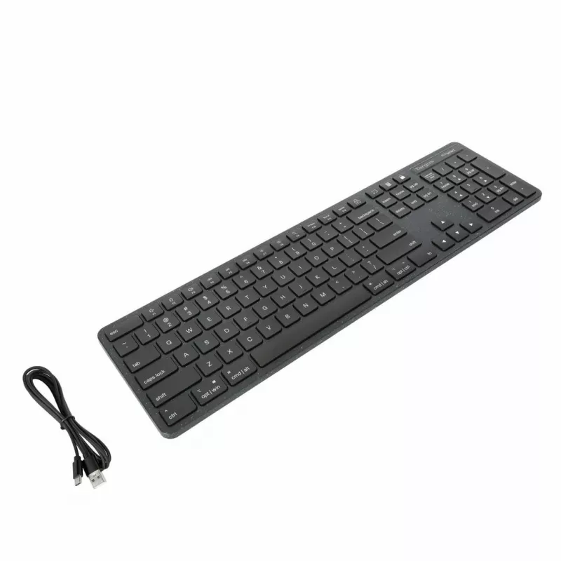 Targus EcoSmart AKB874UK Tastatur Universal USB QWERTY UK-Englisch Schwarz