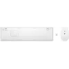 HP 650 Wireless Tastatur and Maus Combo Full-size Membrane White