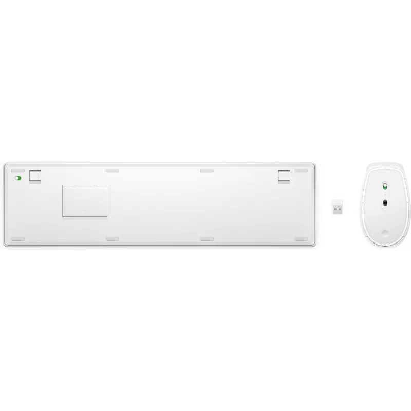 HP 650 Wireless Tastatur and Maus Combo Full-size Membrane White