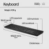 HP 650 Wireless Tastatur and Maus Combo Full-size Membrane White