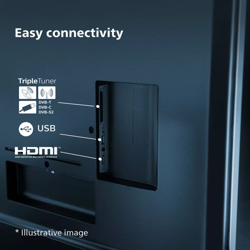 Philips 7600 series 75PUS7608/12 TV 190.5 cm (75 Zoll) 4K Ultra HD Smart TV Wi-Fi Anthrazit, Grau