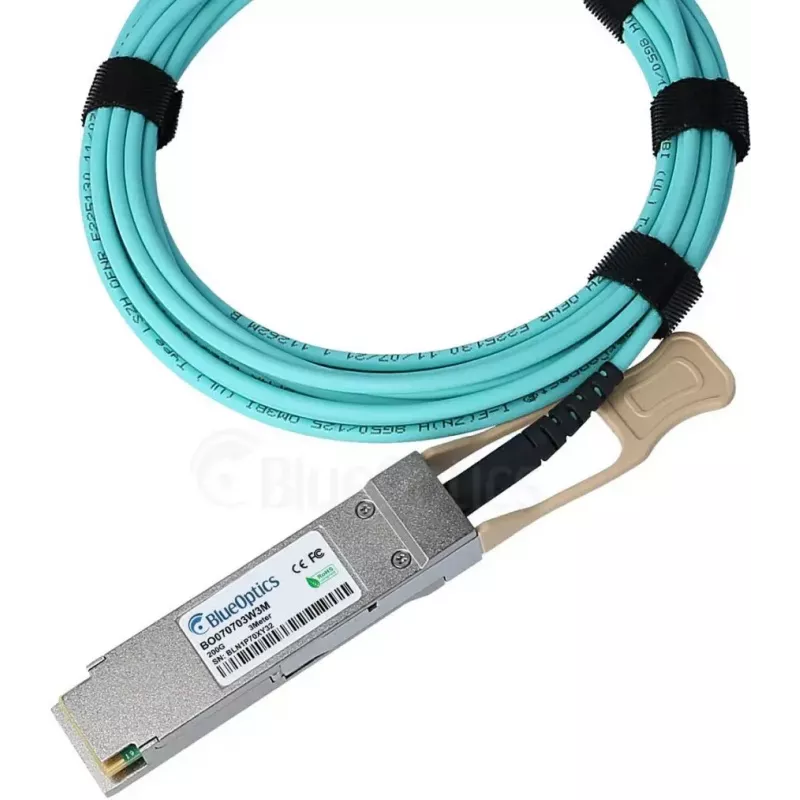 Glasfaserkabel BlueOptics B4QY-BO QSFP56 zu QSFP56 10 m orange