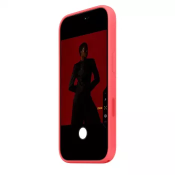 Silikonhülle mit MagSafe für Apple iPhone 17 Pro — Bright Guava (Rot) — Hülle, passend für 16 cm (6,3 Zoll)