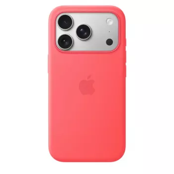 Silikonhülle mit MagSafe für Apple iPhone 17 Pro — Bright Guava (Rot) — Hülle, passend für 16 cm (6,3 Zoll)