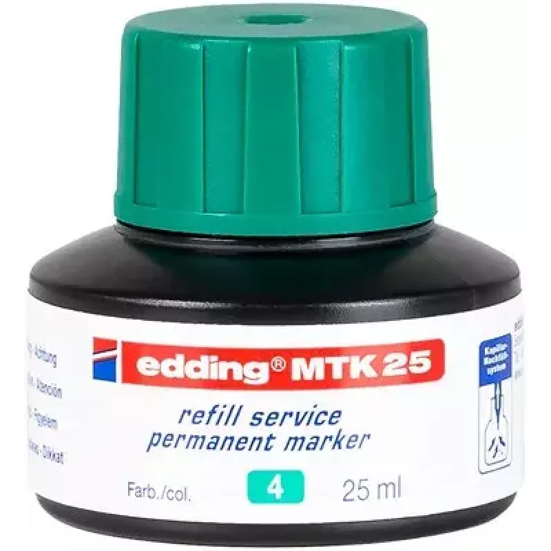 Marker-Nachfülltinte Edding MTK 25 Grün 25 ml