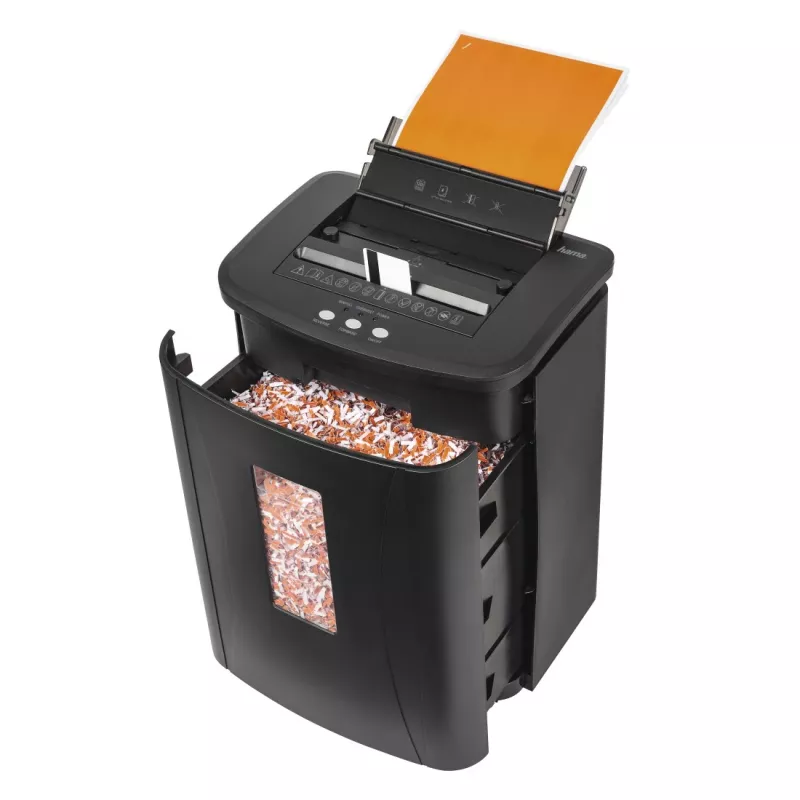 Hama Premium AutoM120 Aktenvernichter Mikroschnitt 60 dB 22,5 cm Schwarz