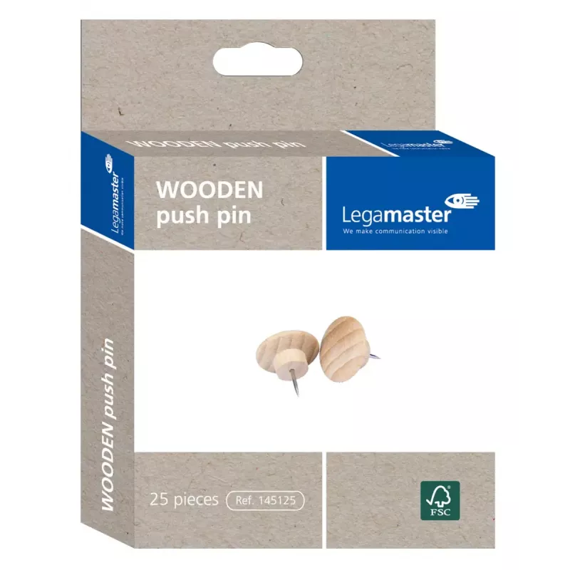 Pinnadeln Legamaster WOODEN 25 Stück