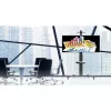 Techly ICA-TR46 Multimedia-Rollwagen/-Ständer Schwarz Flachbildschirm