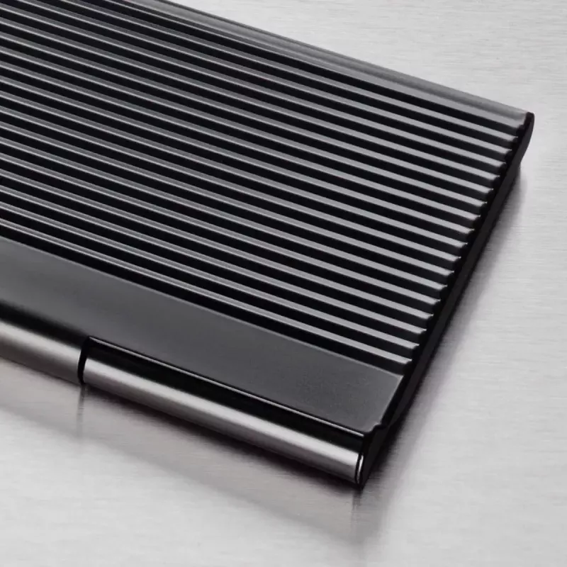 Visitenkartenetui Sigel VZ134 Metall Schwarz