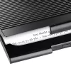 Visitenkartenetui Sigel VZ134 Metall Schwarz