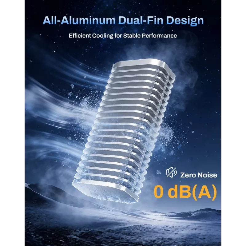 TerraMaster D1 SSD Pro SSD-Gehäuse Aluminium M.2