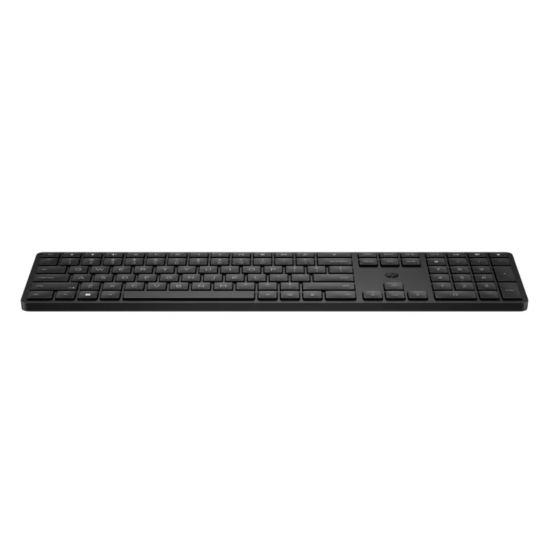HP 455 Programmable Wireless Tastatur, Full-Size (100 %), Kabellos, RF Wireless, Membran, Schwarz