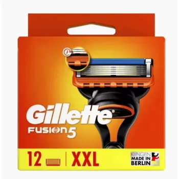 Gillette Fusion5 Rasierklingen 12 Stück Edelstahl Herren