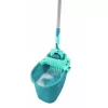 Bodenreinigungsset Leifheit PowerClean M 1055510 mit Mikrofasertuch und verstellbarem Stiel