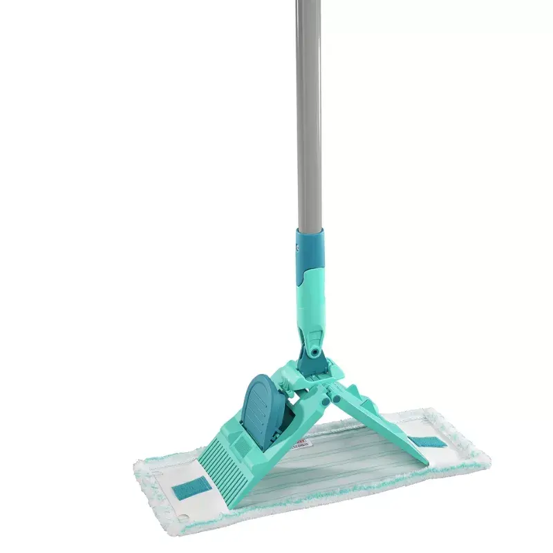 Bodenreinigungsset Leifheit PowerClean M 1055510 mit Mikrofasertuch und verstellbarem Stiel
